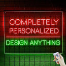Custom Bar Neon Sign Personalized Logo Name Established Year Garage Signs for Men Home Bar Open Workshop Coffee Lounge Decor LED Lights Night Club Poker Billiards Gifts by CozyNest Decor