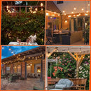 Shatterproof S14 LED Replacement Bulbs for Outdoor String Lights, 15 Pack 1W Equivalent to 11W Incandescent Bulb, Soft White 2200K, Dimmable, E26 Regular Base by GreenHaven Gardens