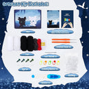 Dragon Crochet Kit for Beginners, 2PCS Black and White Dragon Crochet Animal Kit with Step-by-Step Video Tutorials, Crocheting Kits, Crochet Starter Kit for Kid and Adult, Stuffed Animal Knitting Kits by TinyTreasures Baby Boutique