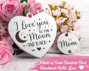 Best Mom Gifts for Mom from Daughter Son Kids, Mom Birthday Gifts for Mother-in-Law Mom, Moon Crystal Suncatcher for Window Hanging New Mom Gifts for Women Wife by GreenHaven Gardens