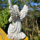 Praying Angel Garden Statue, Religious Fairy Sculpture Waterproof Decorative Figurine Art Decor for Patio, Lawn, Yard, Housewarming Ornament Present Angels HSa-1 by CozyNest Decor