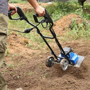 BILT HARD Tiller Cultivator 16 inch, 13.5 Amp 6 Steel Tines Tillers for Gardening Foldable, Electric Garden Rototiller with Adjustable Wheels by GreenHaven Gardens