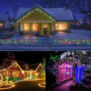 2-Pack C9 Christmas String Lights, 100LED 66FT Waterproof Connectable Green Wire, Plug in Led Outdoor/Indoor Fairy String Lights, for Xmas Tree Garden Patio Wedding Party Decorations (Red and Green) by GreenHaven Gardens