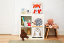 3 Sprouts Toy Storage Organizer: Toy Box Cube Organizer for Playroom, Nursery - Foldable Storage Bin - Fox by TinyTreasures Baby Boutique