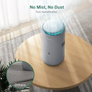 MistFree Smart Humidifier for Bedroom, Evaporative Humidifier No White Dust, Auto Humidity & APP Control, 3L Water Tank Easy to Clean, Sleep Mode, Timing, Humidifiers for Nursery/Baby(Gray) by TinyTreasures Baby Boutique