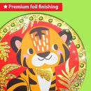 EZCRA Premium Foil Edge Lacing Cards for Kids Ages 3-6 | 10 Double-Sided Animal and Space Sewing Cards with Multilingual Learning | Durable Cardboard Fine Motor Skills Activity Kit by TinyTreasures Baby Boutique
