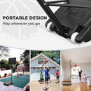 Kids Basketball Hoop, 3.6-7 FT Height Easy Adjustable, Portable Basketball Hoop Outdoor Indoor for Kids/Teens/Youth, 30" Backboard by TinyTreasures Baby Boutique