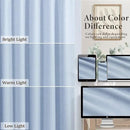 DANCURTON 108 Inch Curtains 2 Panel Set Light Blue Linen Floor to Ceiling Darkening Extra Long Living Room Curtains 108 Inches Long Insulated Thermal Drapes for Summer Heat Blocking Patio Sliding Door by CozyNest Decor