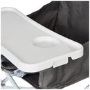 Regalo My Chair 2-in-1 Portable Travel Booster Seat & Activity Chair, Bonus Kit Includes, Oversized Removable Tray with Cup Holder, Gray by TinyTreasures Baby Boutique