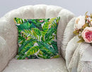TSSOHU Orange Leaves Outdoor Throw Pillow Cover - Green Tropical Palm, Banana Leaves Decorative Cushion Cases - Farmhouse Style Home Decor for Couch - 18x18 inch by CozyNest Decor