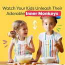 BAKETIVITY Monkey Banana Bread Kids Baking Kit | Banana Cake Kids Baking Set for Girls & Boys | Baking Set for Kids with Pre-Measured Ingredients | Perfect Family Gifts for Cooking Lovers Ages 6-12 by TinyTreasures Baby Boutique