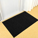 fani Heavy Duty Jet Black Striped Floor Door Mats Entryway Mats Outdoor Indoor Entrance Doormat Waterproof Low Profile Home Rug with Anti-Skid Rubber Back (Jet Black, 23" x 35") by GreenHaven Gardens