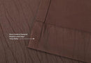 MIUCO Blackout Curtains Room Darkening Textured Look Grommet Panels 2 Panels for Window Treatment 52x63 Inch Chocolate by TinyTreasures Baby Boutique
