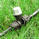Upgraded Micro Spray Irrigation Drippers, 24 Pieces Three-Way Atomizing Nozzle Fitting for 1/4 Inch Tubing Lock Barbed Drip Line Parts Emitters for Garden Greenhouse Sprinkler Misting System by GreenHaven Gardens