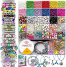 PHODDR 4300pcs Beads Bracelet Making Kit ，Beads for Jewelry Making Kit Supplies, Friendship Bracelet kit， Birthday Christmas Gifts for Girls Ages 5 6 7 8 9 10 11 12 Years Old by TinyTreasures Baby Boutique