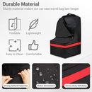 Car Seat Travel Bag - Padded, Comfortable, Durable, Roomy Gate Check Carseat Cover Backpack Fits 3-in-1，Convertible, Booster & Infant Car Seats for Airplane, Airport, Red by TinyTreasures Baby Boutique