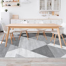 HOMFINE Washable Modern Area Rug - Geometric Style 8x10 Rugs for Living Room, Bedroom, Machine Washable Rug Soft Non Slip Non Shedding Area Rug - Grey, 8'x10' by TinyTreasures Baby Boutique
