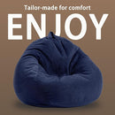 3FT Memory Foam Bean Bag Chairs for Teens or Kids with Filling Bean Bag Sofa with Handle Super Soft Washable Corduroy Fabric Lazy Sofa 3 Foot Caramel by TinyTreasures Baby Boutique