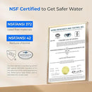 Waterdrop 2.25G Gravity Water Filter System, NSF/ANSI 42&371 Standard, Stainless Steel System with 2 Carbon Filters, Reduces 99% of Lead and Chlorine for Home, Camping, Emergencies, King Tank, Blue by CozyNest Decor