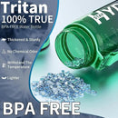 Water Bottle, 32 oz Motivational Water Bottles with Time Marker-Tritan & BPA Free, Sports Water Bottle with Time to Drink & Strap, Wide Mouth, Leakproof -Gift for Christmas Gym Fitness & Outdoor by CozyNest Decor