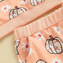 0-4T Toddler Boy Girl Halloween Outfit Fall Clothes Ghost Long Sleeve Sweatshirt Top Pants Baby Halloween Clothes by TinyTreasures Baby Boutique