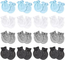 Newborn Baby Mittens No Scratch Cotton Elastic Wrist Gloves Infant Toddler Mittens for Baby Boy Girl 0-6 Months by TinyTreasures Baby Boutique