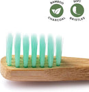 GREENZLA Kids Bamboo Toothbrushes, Natural Toothbrush Set, Soft Bristles, Durable Charcoal Wooden Brushes, Compostable Design for Toddlers and Children, 6 Pack by CozyNest Decor