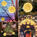Brightown 6” Christmas Lights Ball Outdoor Sphere Lights 100 Replaceable LED Bulbs Plug in for Xmas Indoor Party Wedding Home Commercial Decorations by GreenHaven Gardens