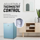 IBCR25SLT Compact, Energy Star Certified Small, Single Door Mini Fridge with Freezer Refrigerator, Large (2.5 cu ft), Slate Blue by CozyNest Decor