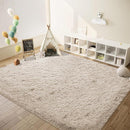 6x9 Area Rug for Living Room: Fluffy Shag Soft Washable Rugs Large Fuzzy Plush Indoor Carpet for Bedroom Nursery Playroom Kids Girls Boys Room (Camel, 6'x9') by TinyTreasures Baby Boutique