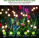 LETMY 6 Pack 48 LED Solar Garden Lights, Upgraded Swaying Firefly Lights Outdoor Waterproof for Outside Garden Decor Yard Patio Decorations, Larger Solar Panel & Bigger Bulb Base by GreenHaven Gardens