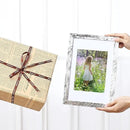 Vittanly 8x12 Picture Frames Set of 9, Shatter Resistant Plexiglass, Display 6x8 Pictures with Mat or 8x12 without Mat, Photo Frames for Wall or Tabletop, Engineered Wood, Distressed White by CozyNest Decor