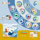 ARTPAR Air-Dry Clay Kit for Kids,12 Marine Animals‌ Modeling Magic Clay Sculpting Tools Set,Non-Toxic, Ultra-Light,Creative DIY School Arts & Crafts Gifts for Boys & Girls Ages 3-12 by TinyTreasures Baby Boutique