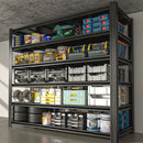 6-Tier 55" W x 24" D x 84" H Garage Shelving 3500LBS Storage Shelves Heavy Duty Metal Shelf Unit Adjustable Basement Industrial Storage Racks (6T-84 * 55 * 24) by GreenHaven Gardens
