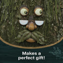 Tree Faces Decor Outdoor – Tree Hugger Yard Art Garden Decoration – Unique Garden Peeker for Outdoors and Indoors – Old Man Tree Art by GreenHaven Gardens