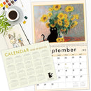 GuassLee Cat Wall Calendar 2026, Vertical Wall Calendar 2025-2026, 19-Months Hanging Art Calendar Sep. 2025-Mar. 2027, 23" x 14" Monthly Planner Wall with Thick Paper for Office School Home Teacher by TinyTreasures Baby Boutique
