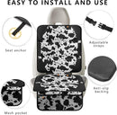 Car Seat Protector for Child Car Seat, 2 Pack Baby Car Seat Covers with Mesh Pockets & Non-Slip Backing 600D Durable Seat Protector Under Baby Car Seat for Car Back Seat (Cow Print, Large) by TinyTreasures Baby Boutique