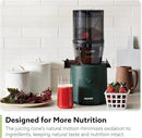 Hurom H320 Cold Press Juicer Machine, Easy to Clean Masticating Slow Juicer, Coarse Strainers, Self-Feeding, Hands Free, Family Size, Quiet Motor, Easy Assembly (Kale/Dark Green) by CozyNest Decor