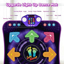Dance Mat Toys for 3-12 Year Old Girls Boys, Dance Pad with Light Up 8-Buttons & Bluetooth, Music Dance Game with 7 Game Modes, Christmas Birthday Gifts for 3 4 5 6 7 8 9 10+ Year Old Girls Boys by TinyTreasures Baby Boutique