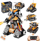 STEM Building Toys for Kids 6-12, 5in1 Remote & APP Controlled STEM Robot Car Tank Building Kit, 600 Pcs DIY Educational Building Blocks Set for Kids Science Learning, Boys Girls Birthday Gifts Ideas by TinyTreasures Baby Boutique