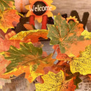 DearHouse 2 Pack Fall Garland Maple Leaf, 5.9Ft/Piece Hanging Vine Garland Artificial Autumn Foliage Garland Thanksgiving Decor for Home Wedding Fireplace Party Christmas (Light Green) by CozyNest Decor