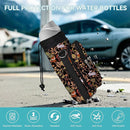 25/32/40/64oz Water Bottle Bag Holder Carrier-Insulated Crossbody Sling Case Sleeve with Strap & Pockets for Men Women Gym Cycling Travel Walking Hiking Camping by TinyTreasures Baby Boutique