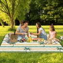Extra Large Picnic Blanket Waterproof,80"x 80"Foldable Machine Washable Beach Blanket,Outdoor Blanket for 6-8 Adults,Suitable for Indoor Crawling,Park Beach,Camping,Hiking,Family Travel(Yellow) by TinyTreasures Baby Boutique