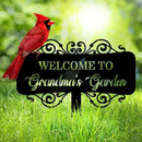 Personalized Metal Garden Signs, Custom Name Yard Stake Sign for House Outdoor Outside Decorative, Lawn Patio Decorations Gardening Enthusiasts Grandmothers Gift 12/14/16/24/30/36inch by CozyNest Decor