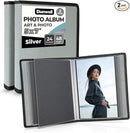 Dunwell Small Photo Album 5x7 (2-Pack), Mounting Paper, 5 x 7 Art Portfolio Binder, 24 Sleeves Display 48 Pages, Acid-Free Poly Professional Picture Book for 5x7 Artwork, Postcards by TinyTreasures Baby Boutique