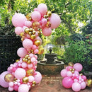 130pcs Pink Balloons Different Sizes 18" 12" 10" 5" Party Latex Balloons for Birthday Baby Shower Wedding Anniversary Princess Theme Party Decorations by CozyNest Decor