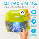 Bath Bubble Machine - Bubble Bath Maker with Lights & Music - Baby Bath Toys Bubble Maker for Bathtub - Dinosaur Toys for Kids 2-4, Strong Suction BPA Free by TinyTreasures Baby Boutique