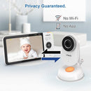 VTech VM818HD Baby Monitor, 5" 720p Screen, Night Light, 110-degree Wide-Angle True-Color DayVision, HD No Glare NightVision, 1000ft Range, 2-Way Talk, Secure Transmission No WiFi by TinyTreasures Baby Boutique