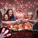 JMEXSUSS 200 LED Red and White Christmas Lights Outdoor, 66ft Halloween String Lights Indoor Clear Wire, Christmas Tree Lights Plug in for Bedroom Tree Christmas Party Decorations by GreenHaven Gardens