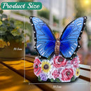 Linkax Solar Lights Outdoor LED Figurine Garden Decor for Outside Patio Yard Home, Easter Mothers Day Birthday Gifts for Women Mom Grandma Wife Daughter, A Bundle of Turtle and Butterfly Statues by GreenHaven Gardens
